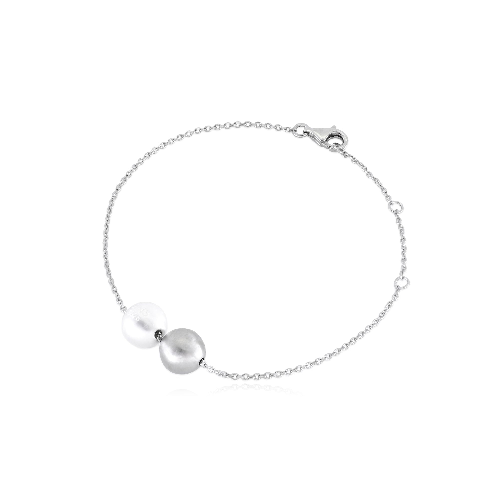 TOMOYUKI IWANAMI - Chain x Black Pearl Bracelet