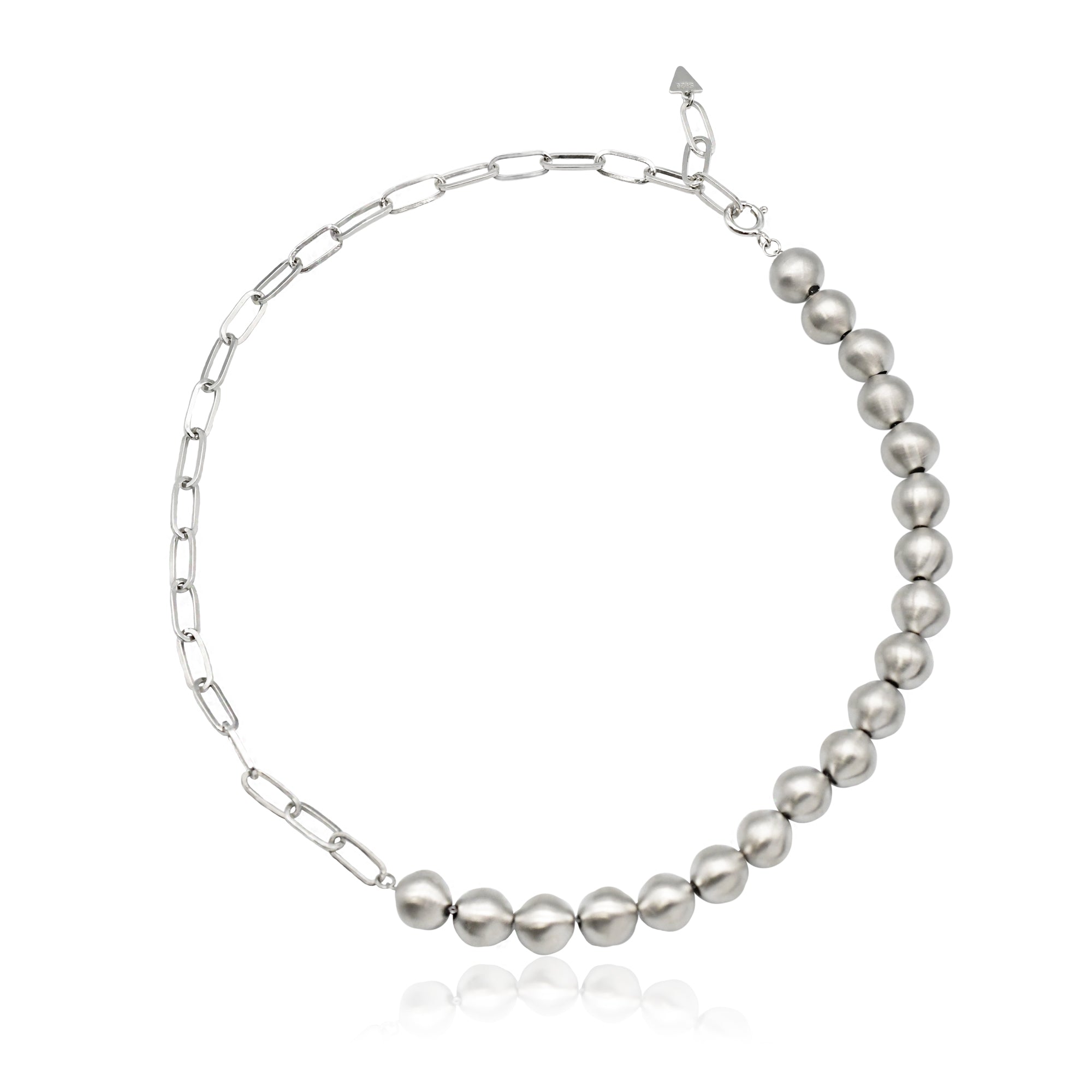 TOMOYUKI IWANAMI Chain x Black Pearl Necklace III