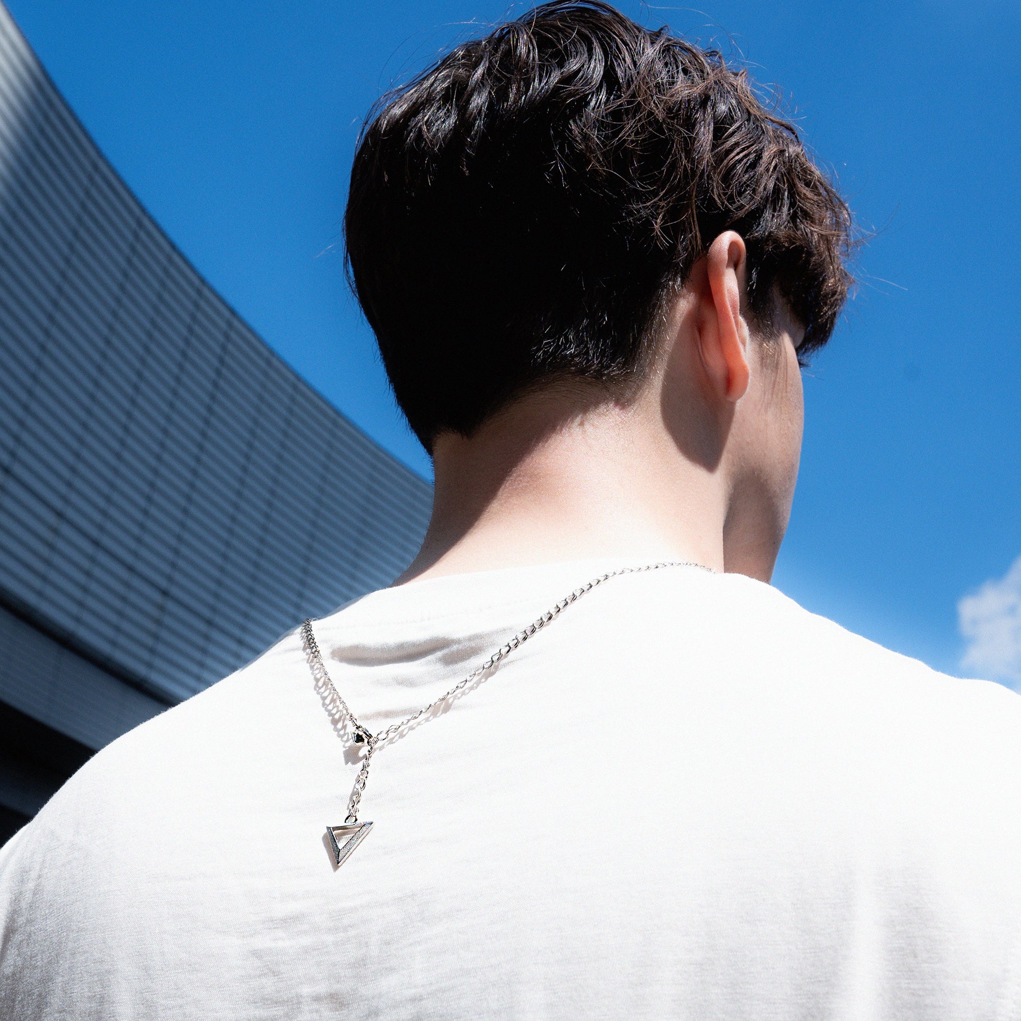 Easy Logo Ripples W Necklace