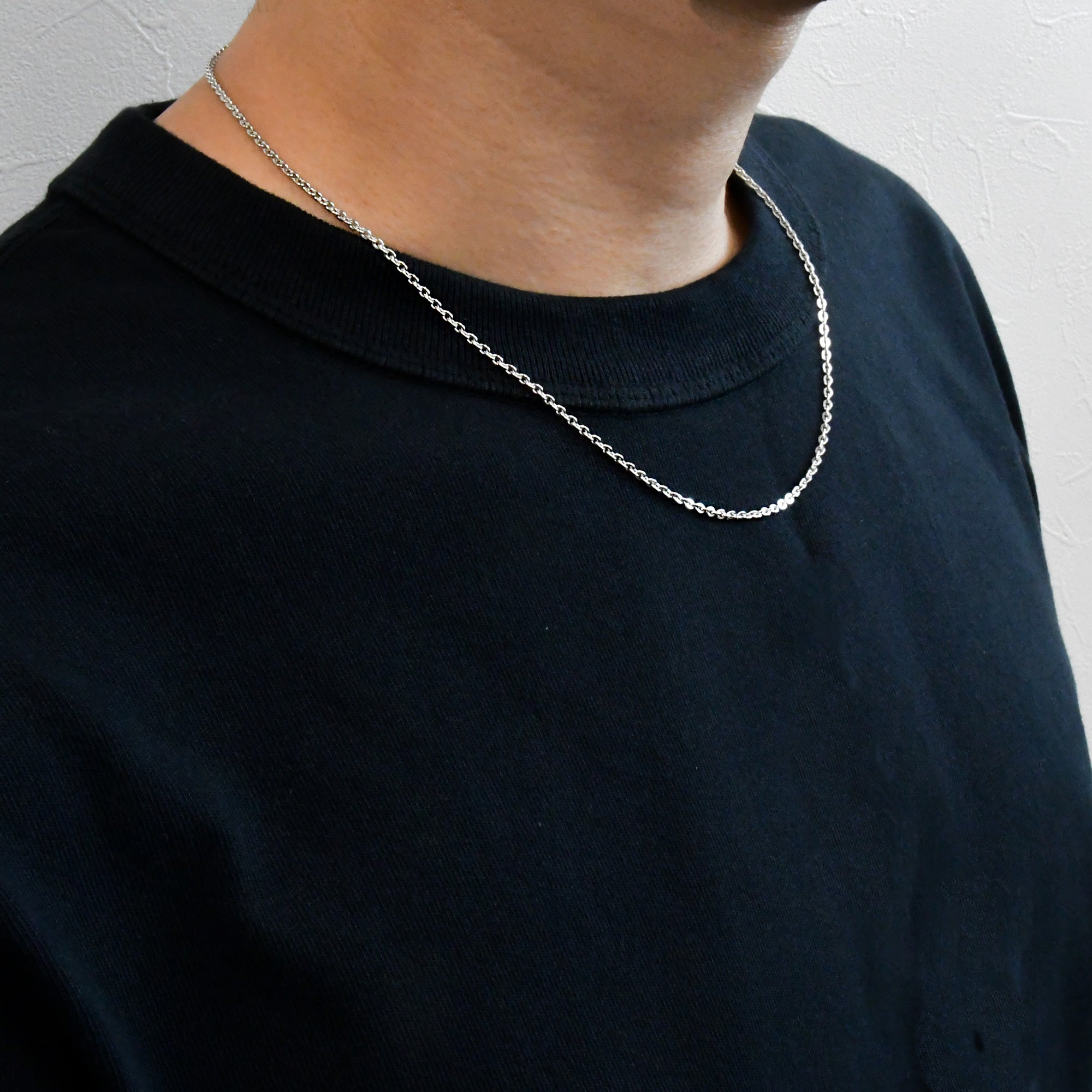 ケーブル ネックレス 45cm