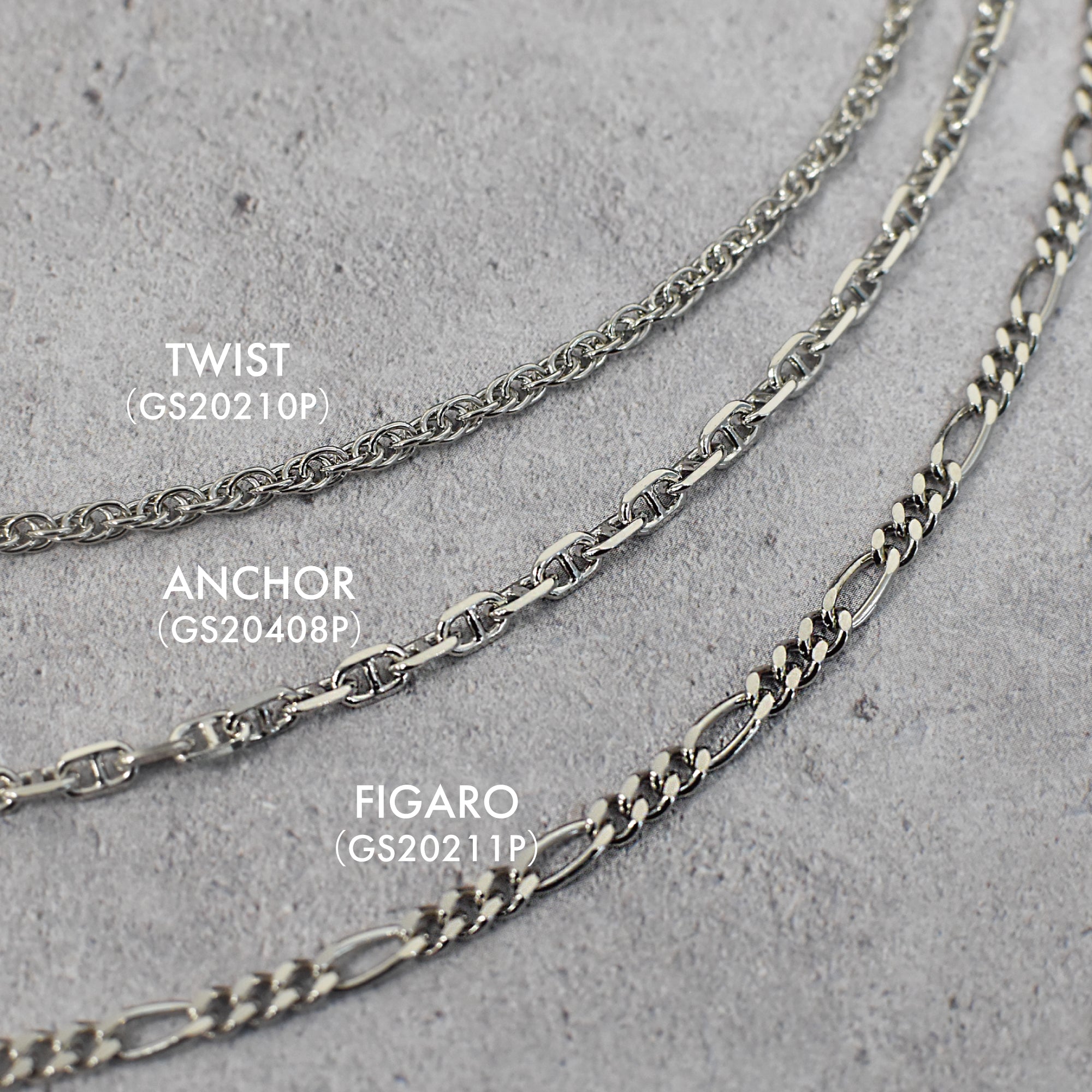 Figaro Chain Necklace 50cm