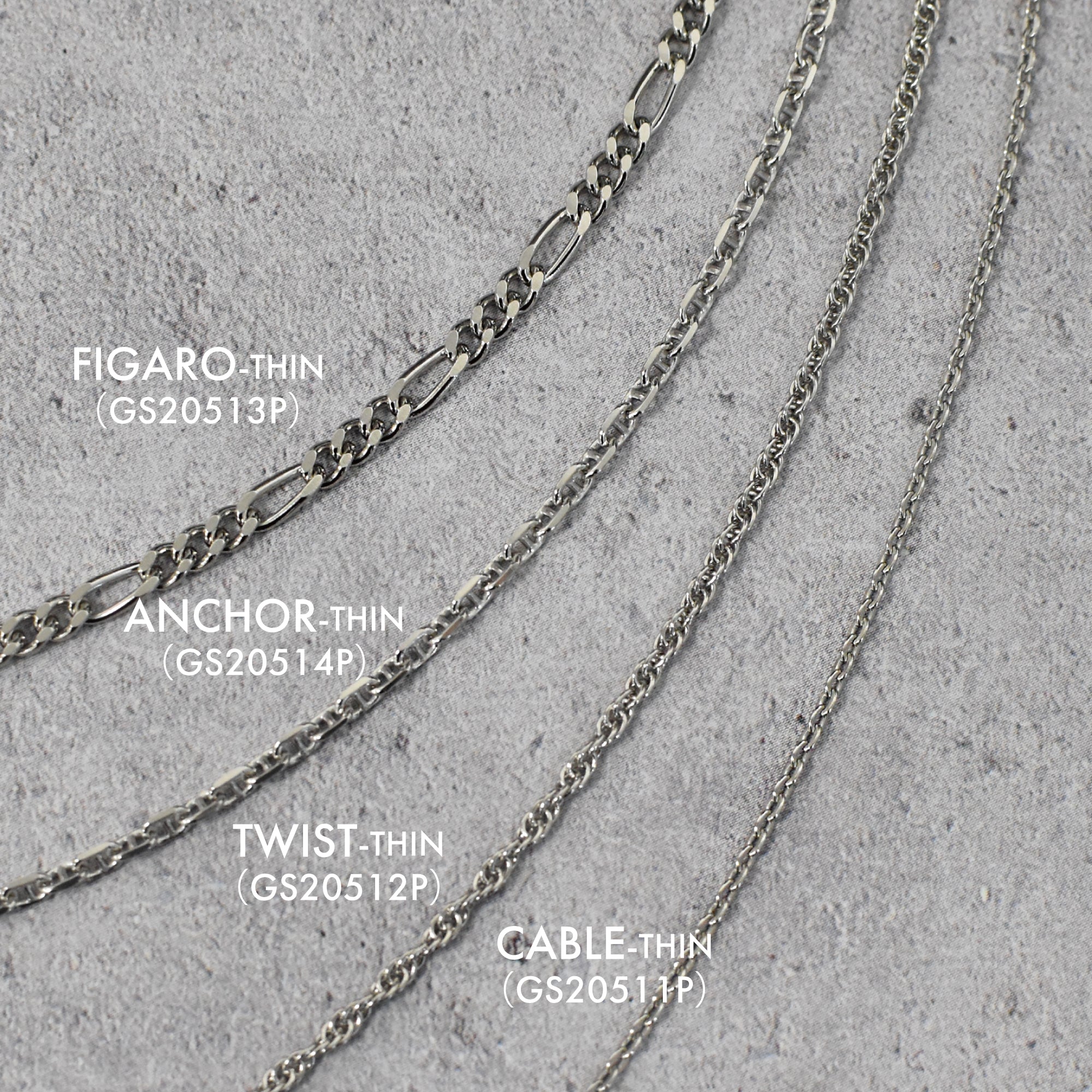 ケーブル THIN45 ネックレス