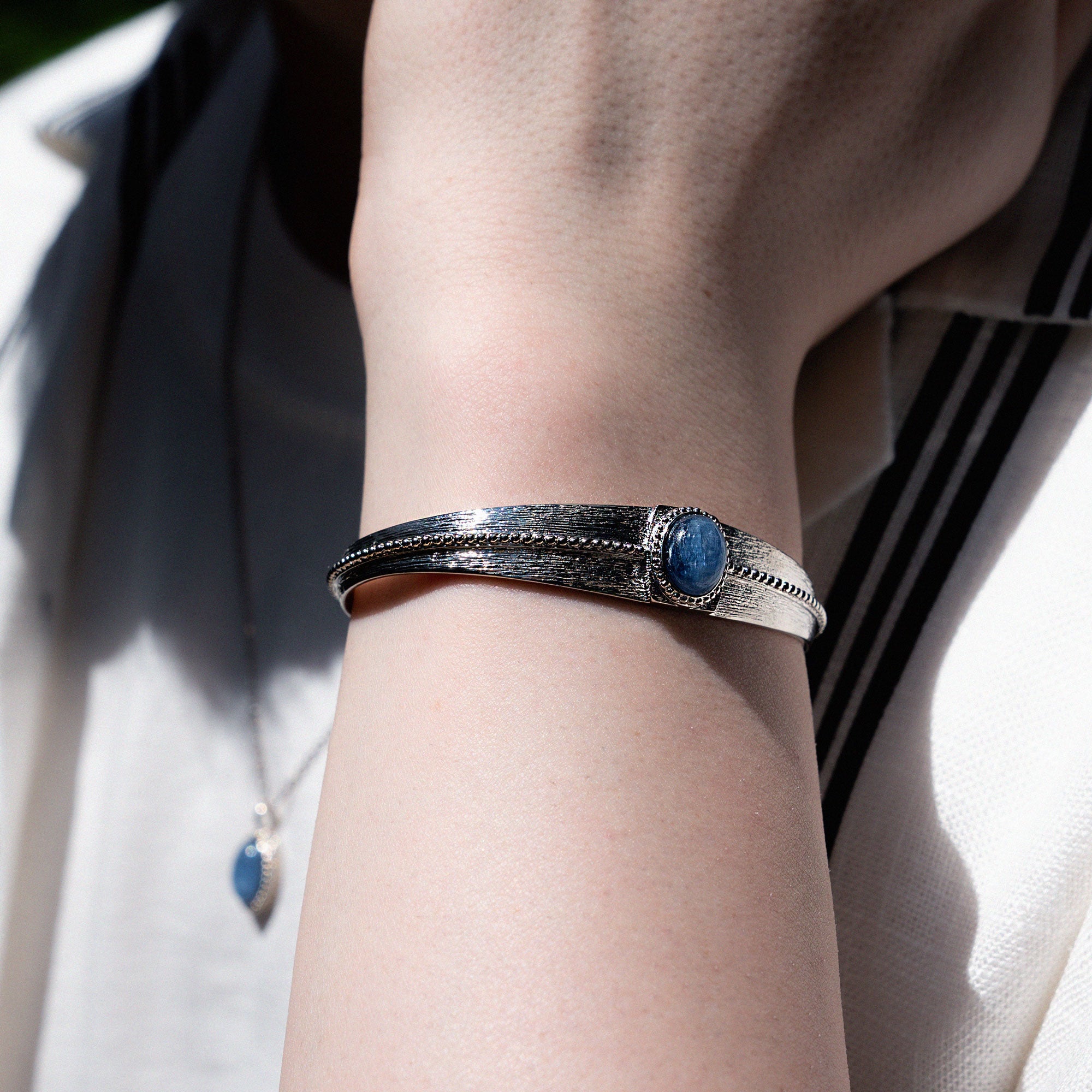 Ocean Kyanite Bangle