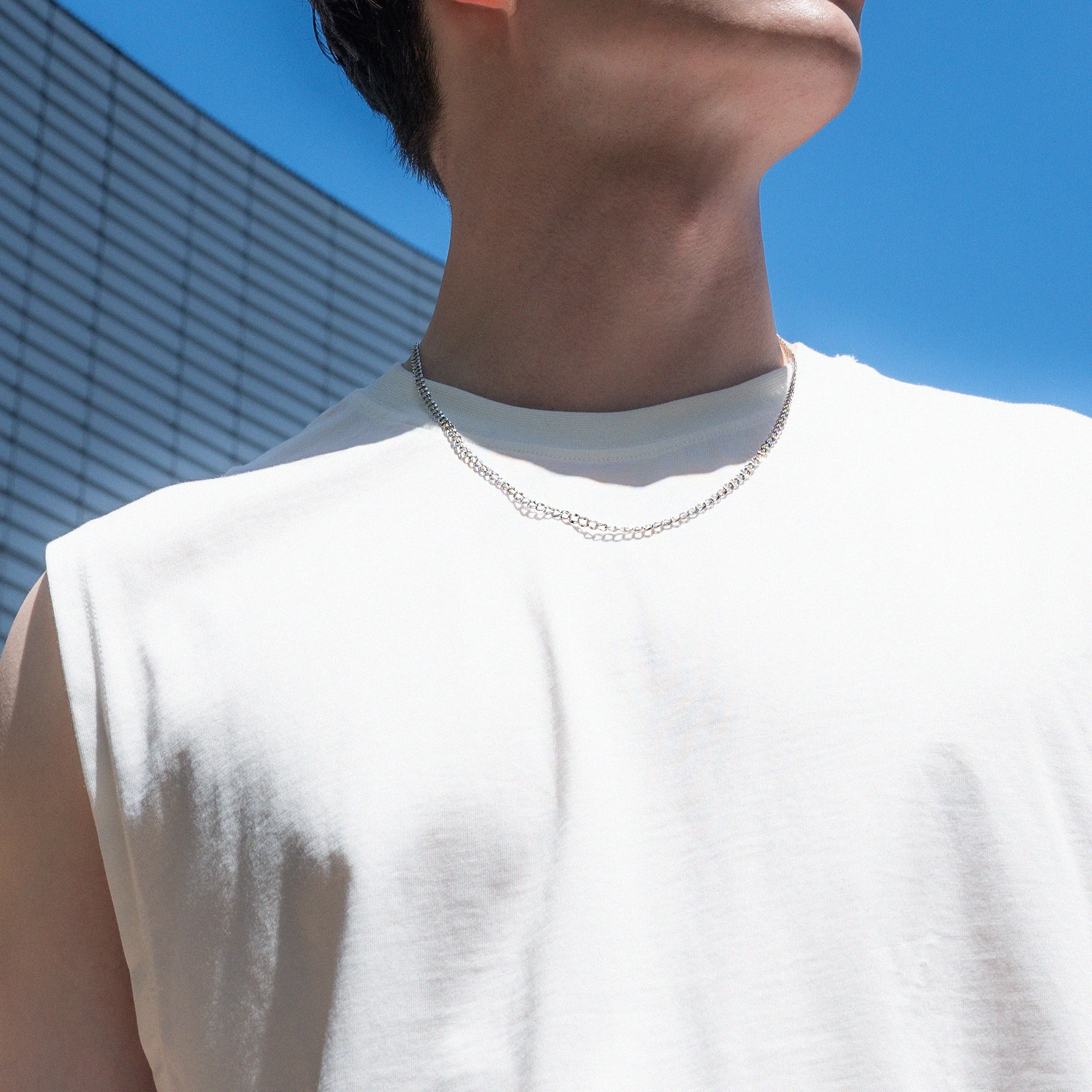 Easy Logo Ripples W Necklace