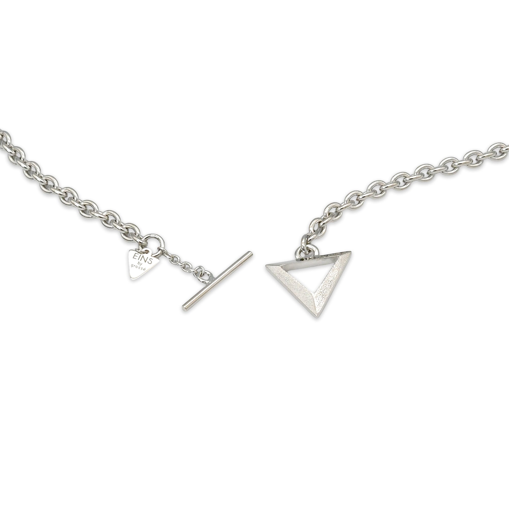 Half-and-Half Slim Necklace
