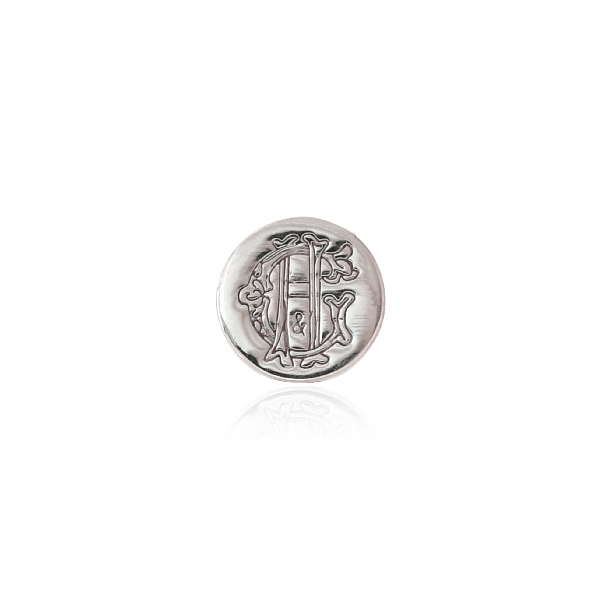 Logo Round Earrings